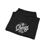 'Champ City' Retro Basketball Pullover Hoodie