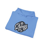 'Champ City' Retro Basketball Pullover Hoodie