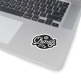Champ City Basketball Kiss-Cut Sticker — Retro Sports Logo Decal